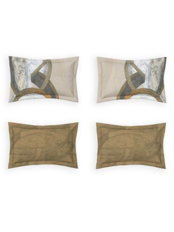 Decor Stony Terrain Dark Silver Platinum Double Bed Sheet Set