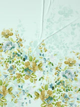 Decor Florae Aqua Glass Primary Double Bed Sheet Set