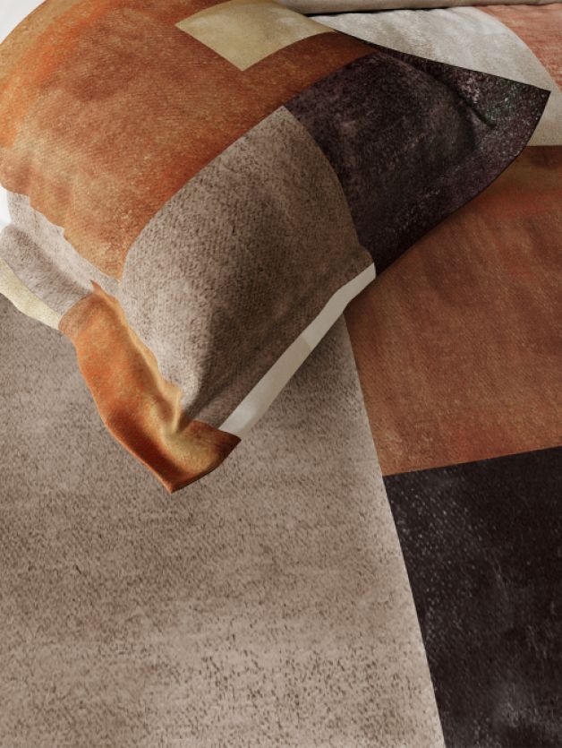 Decor Vectora Mauve Duble Bed Sheet Set