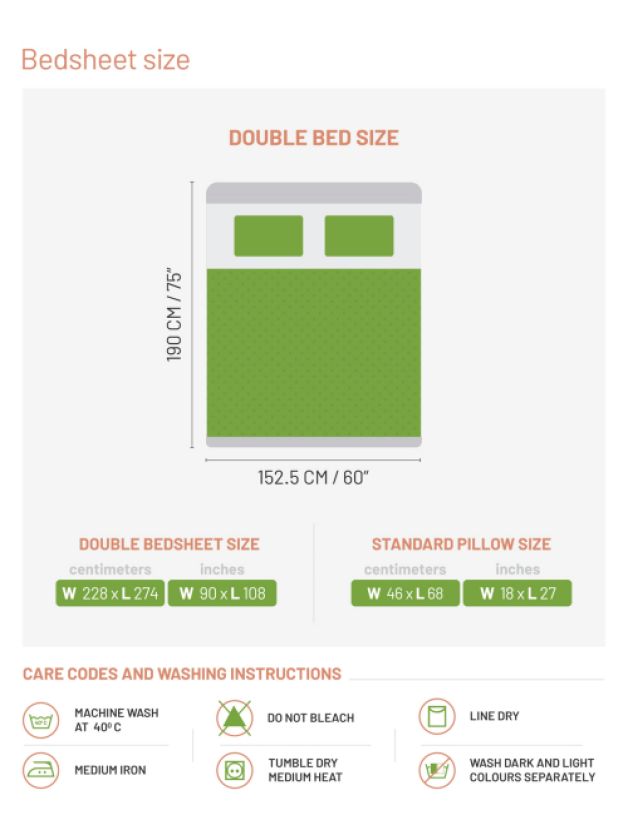 Decor Vectora Mauve Duble Bed Sheet Set