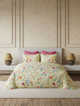 Decor Bloomie Sweet Cream Double Bed Sheet Set