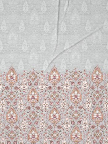 Decor  Ethnic Edit Silver Primary Double Bed Sheet Set