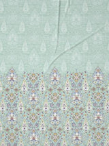 Decor Ethnic Edit Mint Green Primary Double Bed Sheet Set