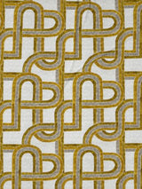 Decor Enora Ochre Primary Double Bed Sheet Set
