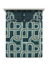 Decor Enora Deep Teal Primary Double Bed Sheet Set