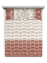 Decor Linear Fade Cinnamon Stick Double Bed Sheet Set