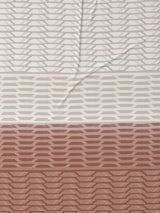 Decor Linear Fade Cinnamon Stick Double Bed Sheet Set