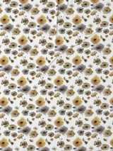 Decor Garden Spot Mustard Gold Double Bed Sheet Set