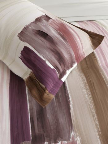 Decor Skyline Mauve Mist Radiance Double Bed Sheet Set