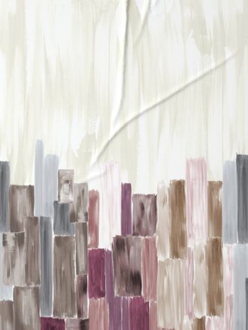 Decor Skyline Mauve Mist Radiance Double Bed Sheet Set