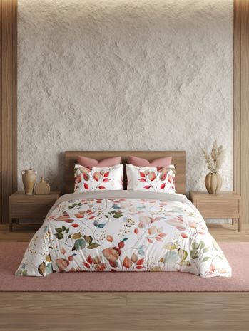 Decor Spring Field Mineral Red Radiance Double Bed Sheet Set