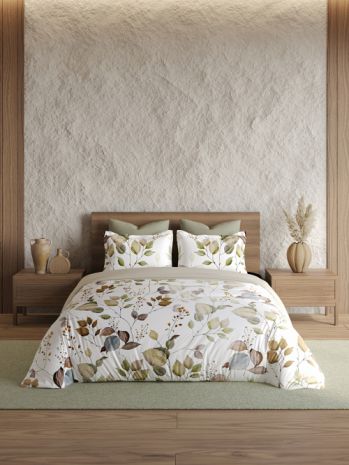 Decor Spring Field Olive Radiance Double Bed Sheet Set