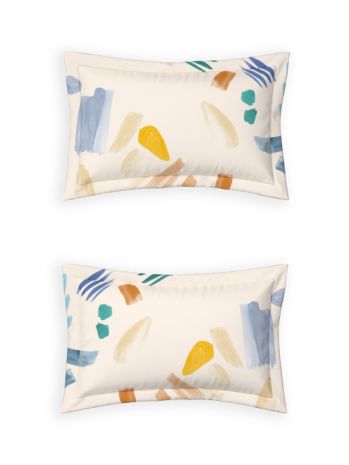 Decor Canvas Play Pastel Turquoise Radiance Double Bed Sheet Set