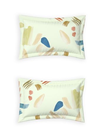 Decor Canvas Play Salmon Rose Radiance Double Bed Sheet Set