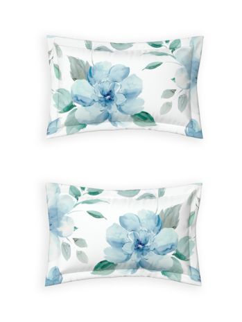 Decor Floral Veil Blue Topaz Radiance Double Bed Sheet Set