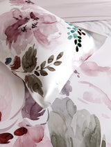 Decor Petal Wash Mauvewood Radiance Double Bed Sheet Set