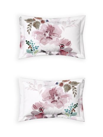 Decor Petal Wash Mauvewood Radiance Double Bed Sheet Set
