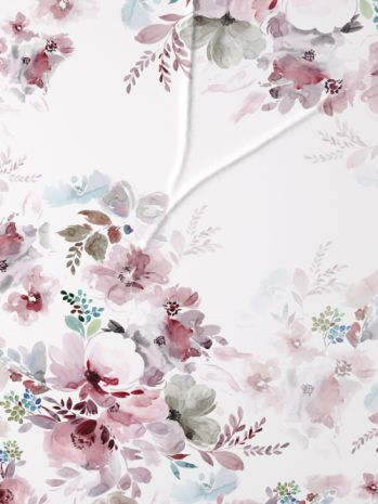 Decor Petal Wash Mauvewood Radiance Double Bed Sheet Set