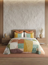 Decor Patch Pop Amberglow Double Bed Sheet Set