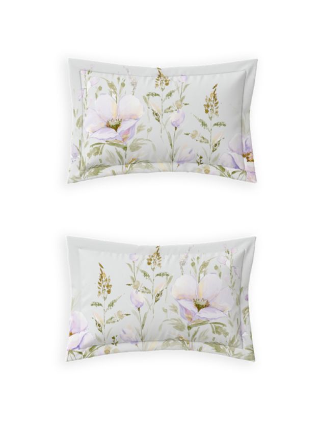 Decor Bloom Valley Orchid Petal Double Bed In a Beg