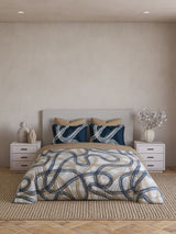 Decor Eternium Pearl Blue Maxima Double Bed Sheet Set