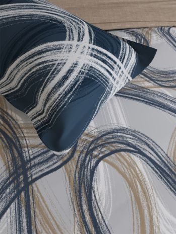 Decor Eternium Pearl Blue Maxima Double Bed Sheet Set