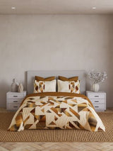 Decor Geo Vibe Almond Maxima Double Bed In a Beg