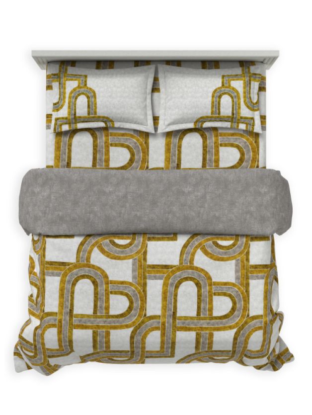 Decor Enora Ochre Double Bed In a Bag