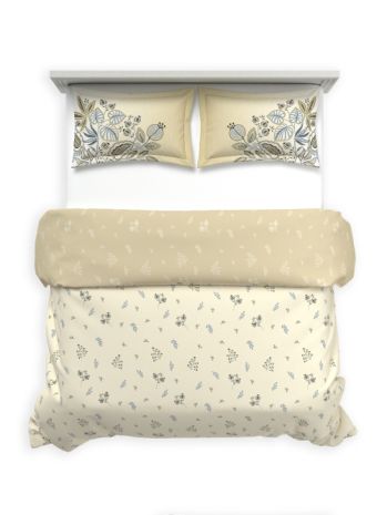 Decor Sylva Reed Yellow Primary Double Dohar