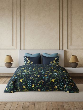 Decor Bloomie Navy Primary Double Dohar