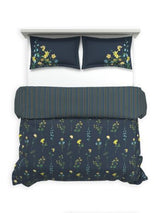 Decor Bloomie Navy Primary Double Dohar