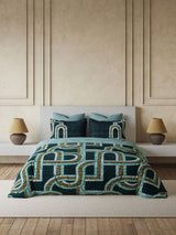 Decor Enora Deep Teal Duble Dohar