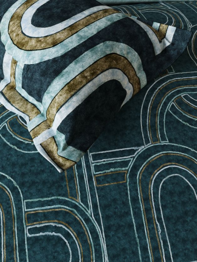 Decor Enora Deep Teal Duble Dohar