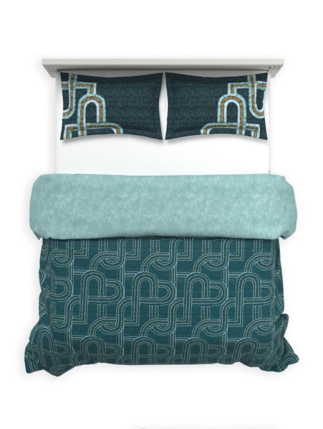 Decor Enora Deep Teal Duble Dohar