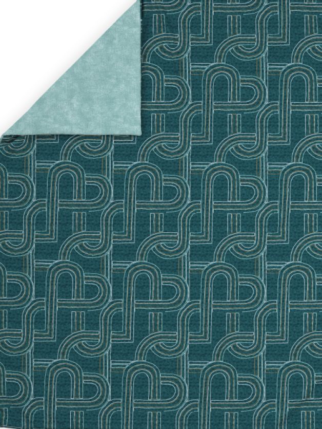 Decor Enora Deep Teal Duble Dohar
