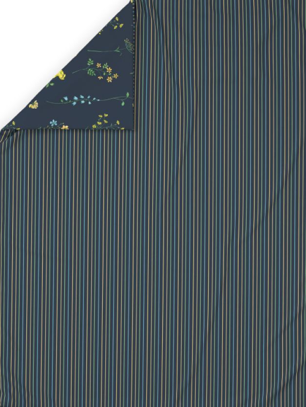 Decor Bloomie Navy Single Dohar