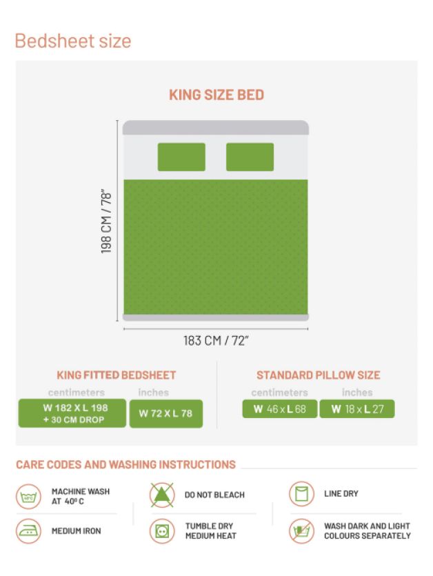 Decor Vectora Golden Glow King Fitted Sheet Set