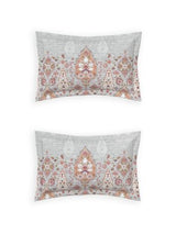 Decor Ethnic Edit Silver Primary King Fitted Sheet Set