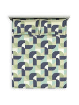 Decor Tesella Pool Blue Vega Double Bed Sheet Set
