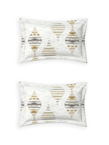 Decor Gracium Mustard Vega Double Bed Sheet Set