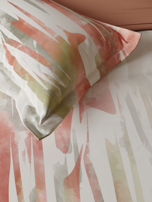 Decor Urbanex Cadmium Orange Vega Single Bed Sheet Set