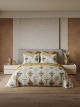 Decor Gracium Mustard Single Bed Sheet Set