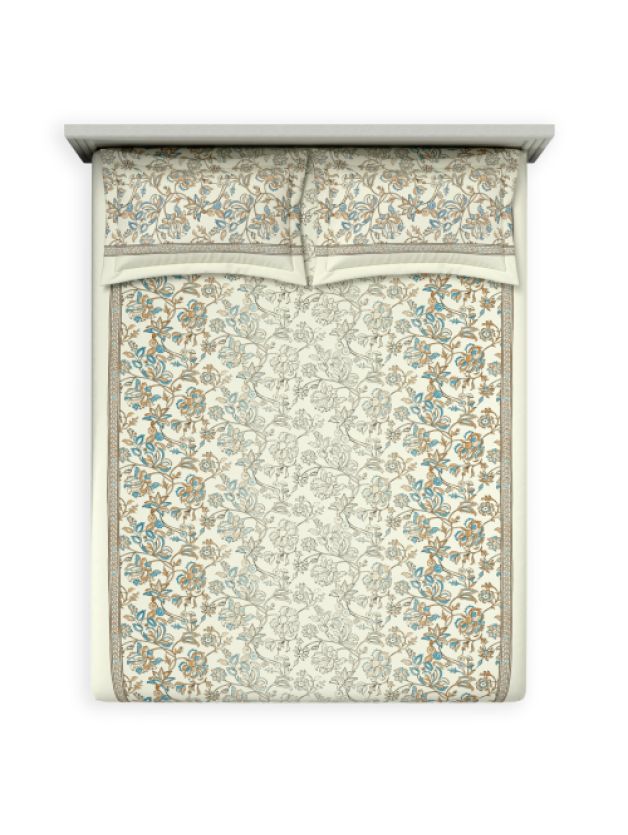 Decor Gloria Iced Coffee King Fitted Sheet Set