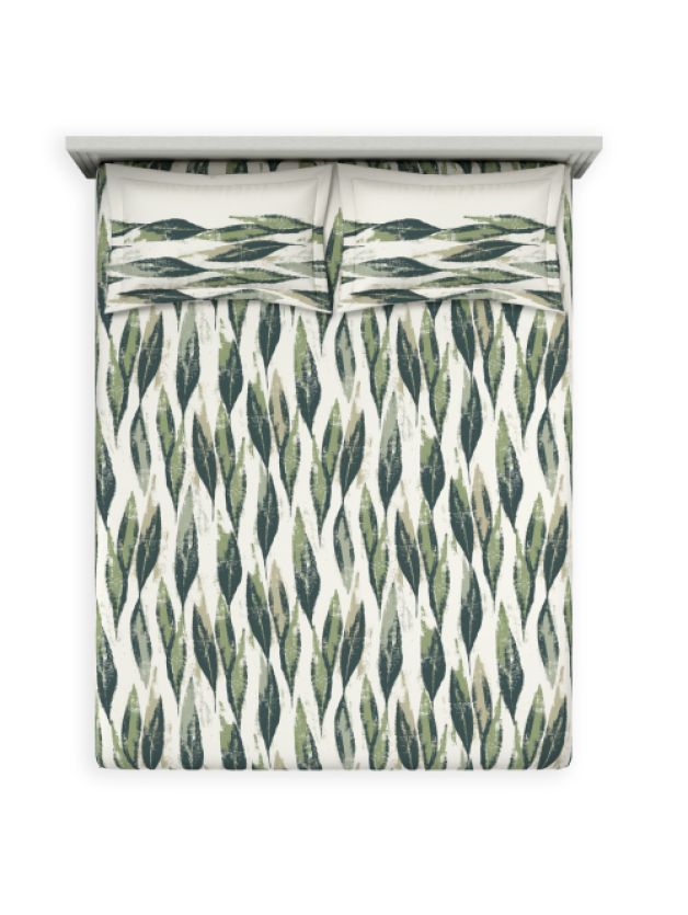 Decor Luxora Tendril King Fitted Sheet Set
