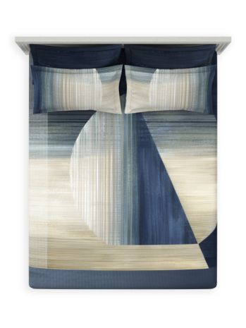 Decor Novae Galaxy Blue Riverdale Double Bed Sheet Set