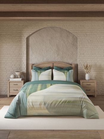 Decor Eleganza Mineral Green Riverdale Double Bed Sheet Set