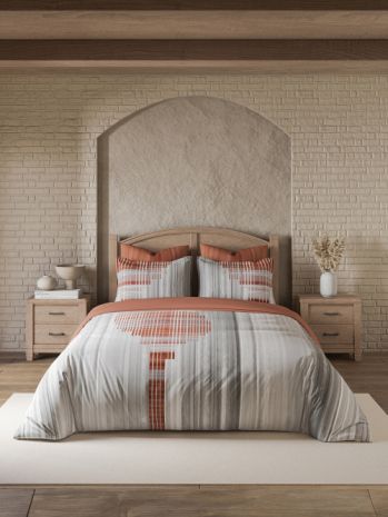 Decor Regalux Russet Riverdale Double Bed Sheet Set