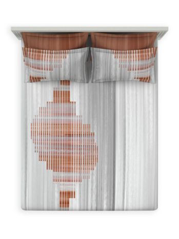 Decor Regalux Russet Riverdale Double Bed Sheet Set