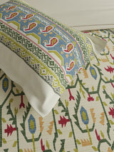 Decor Mridu Jaal Lentil-sprout Double Bed Sheet Set