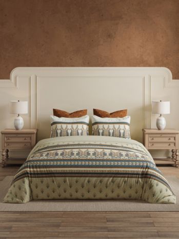 Decor Kalika Frozen Dew Jamdani Double Bed Sheet Set